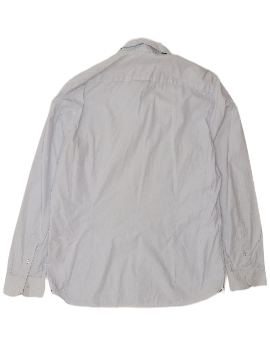 Ted Baker Camisa para hombre Talla 5 XL Algodón azul a rayas