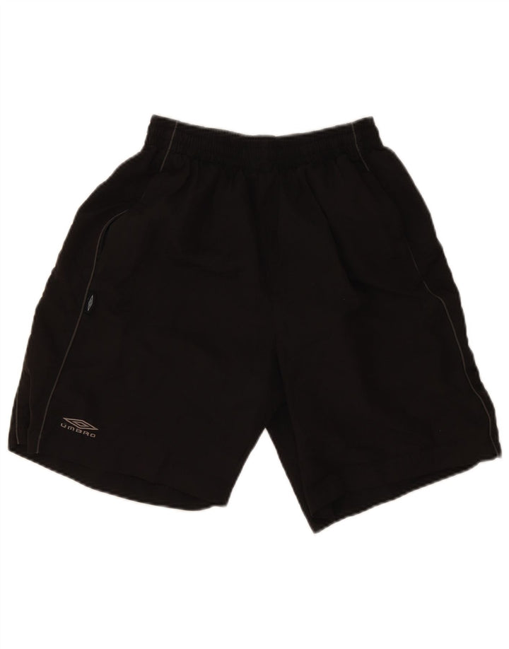 Pantalones Cortos Deportivos Umbro Hombre Poliéster Negro Mediano