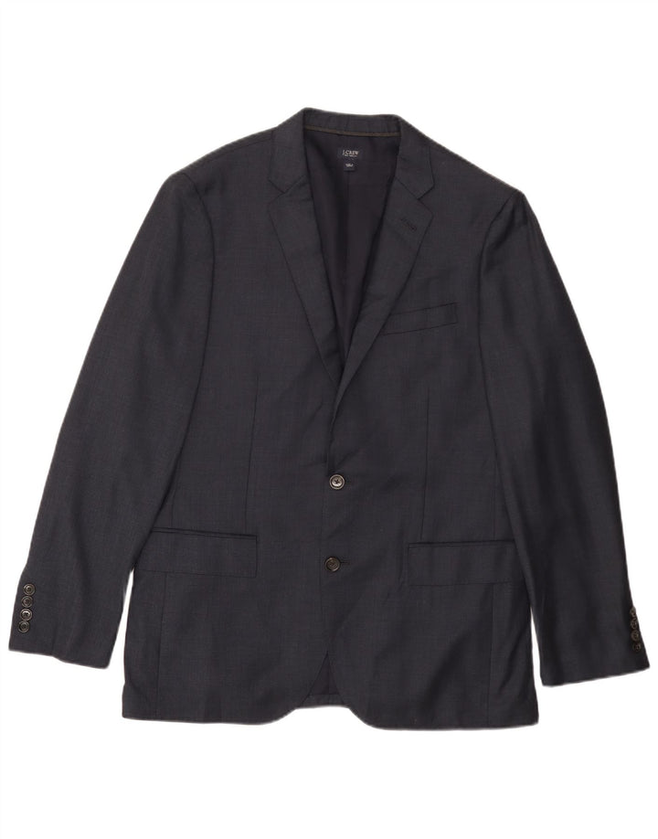 J. CREW Chaqueta tipo blazer Ludlow de 2 botones para hombre UK 40 Grande Lana azul marino