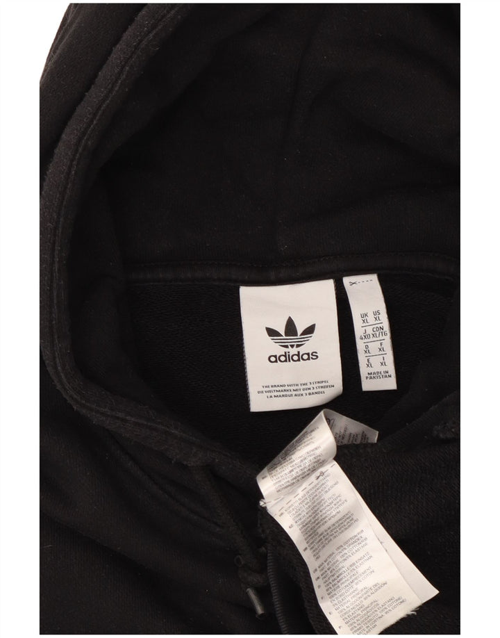 ADIDAS Sudadera con capucha para hombre XL Algodón negro