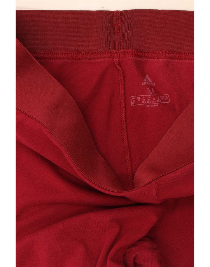 Adidas Leggings para mujer Reino Unido 12/14 Medio Rojo Algodón
