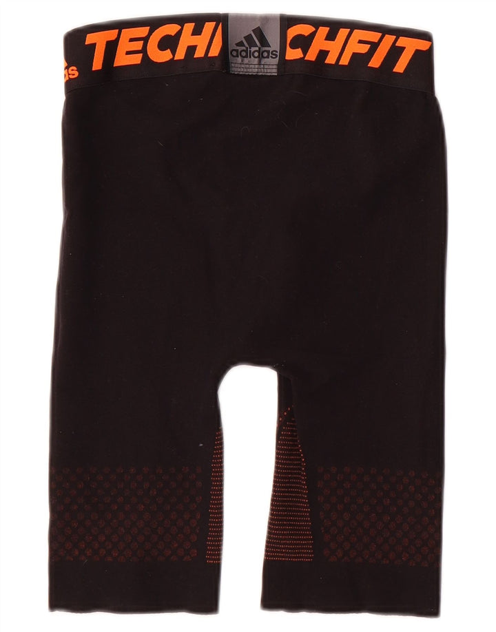 Adidas Pantalones cortos deportivos gráficos para hombre Poliéster manchado negro mediano