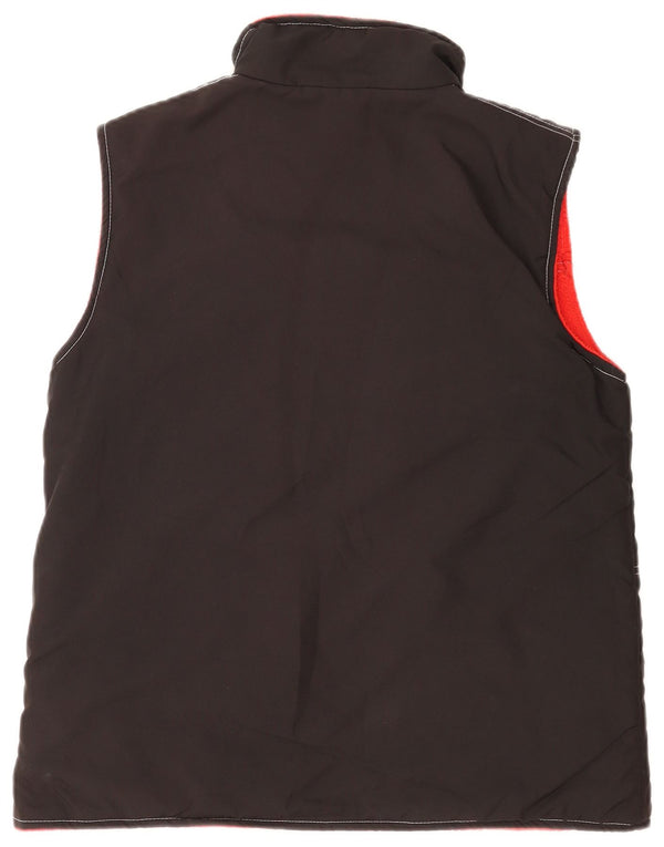 Lotto Chaleco acolchado reversible para hombre UK 36 Small Poliéster negro