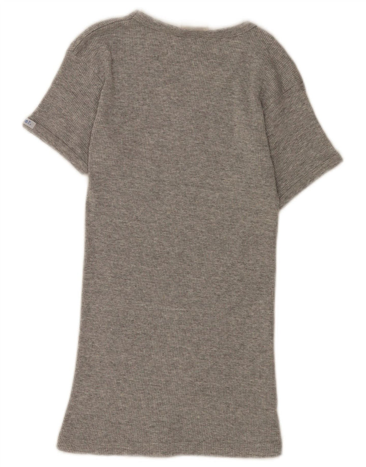 Lee Camiseta para Mujer Top UK 8 Small Gris Algodón