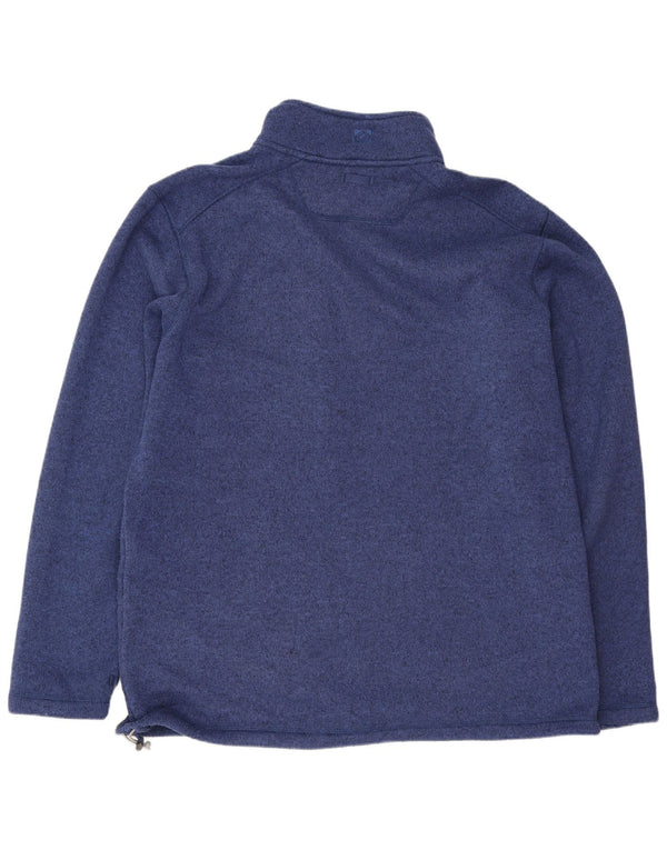 Rohan Hombre Regular Fit Chándal Top Chaqueta Grande Azul Moteado Deportes