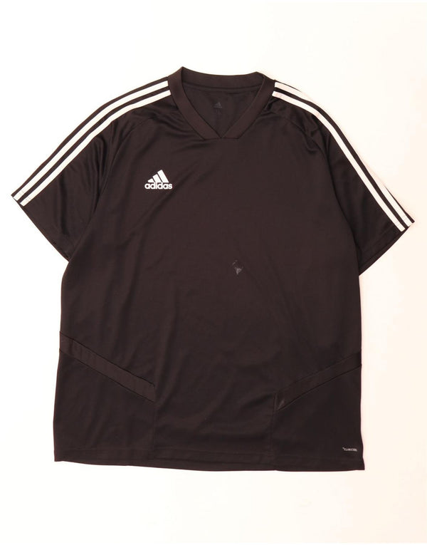 Adidas Hombre Climacool Camiseta Top XL Negro Poliéster