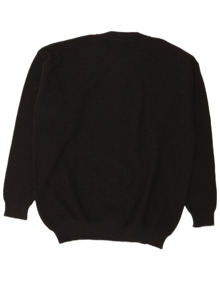 Cobra Jersey de cuello redondo para hombre IT 52 Large Black Acrylic