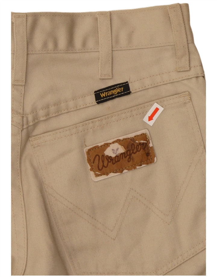 WRANGLER Pantalones casuales con corte de bota para mujer W26 L32 Algodón beige