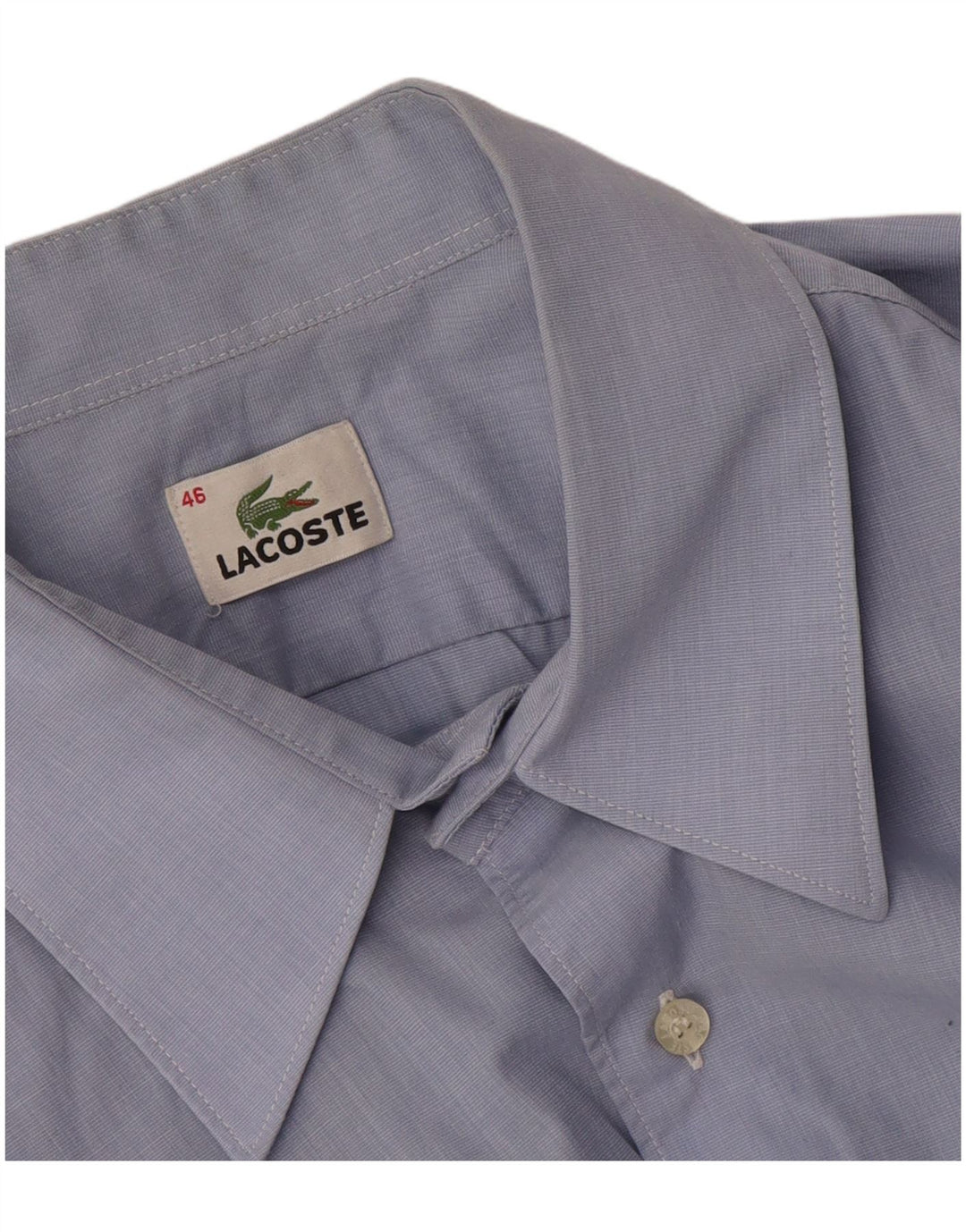 Camisa Lacoste Hombre Talla 46 2XL Azul
