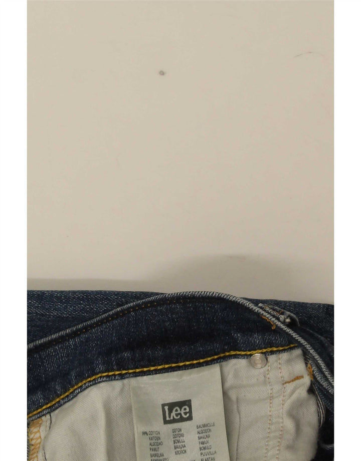 Lee Mens Powell Vaqueros Slim Desgastados W32 L34 Algodón Azul