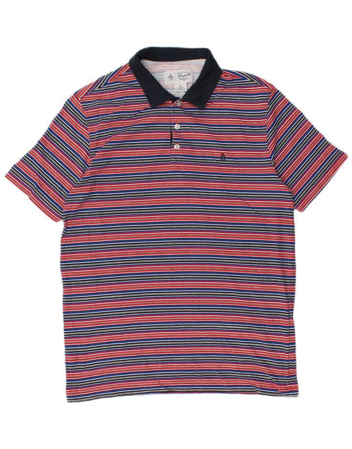 Polo Penguin Hombre Algodón Rayas Multicolor Mediano