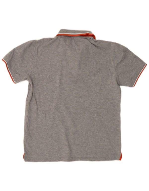 Champion Heritage Fit Polo para hombre de algodón gris grande