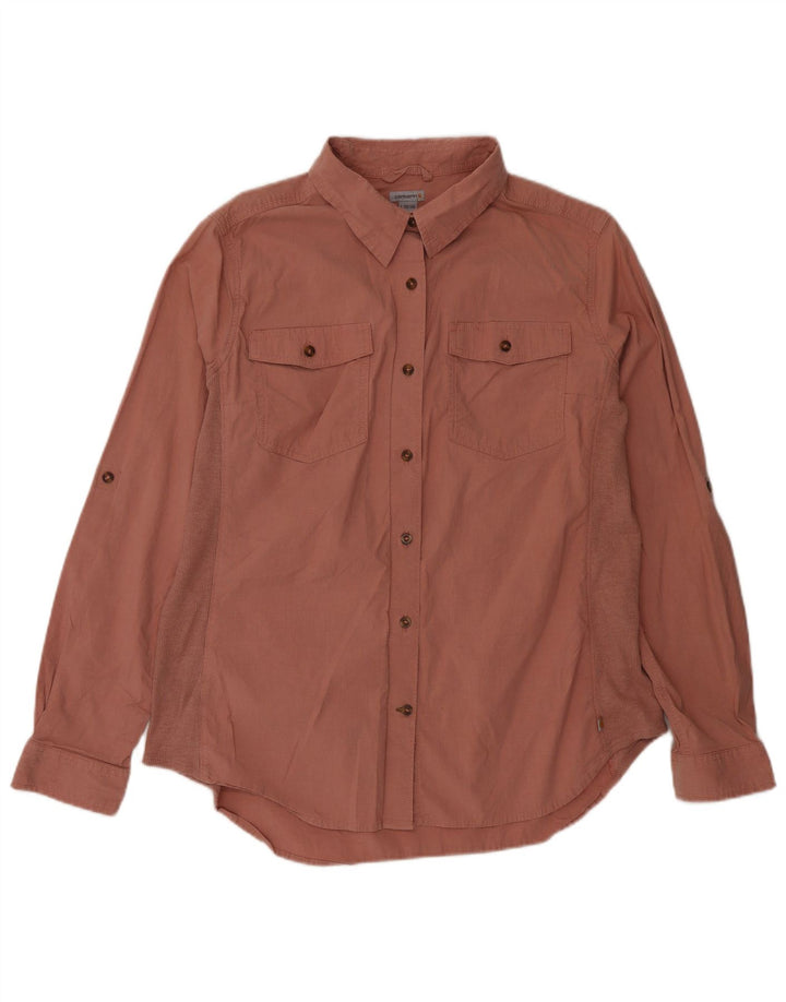 Carhartt Camisa para mujer US 12/14 Grande Rosa Algodón