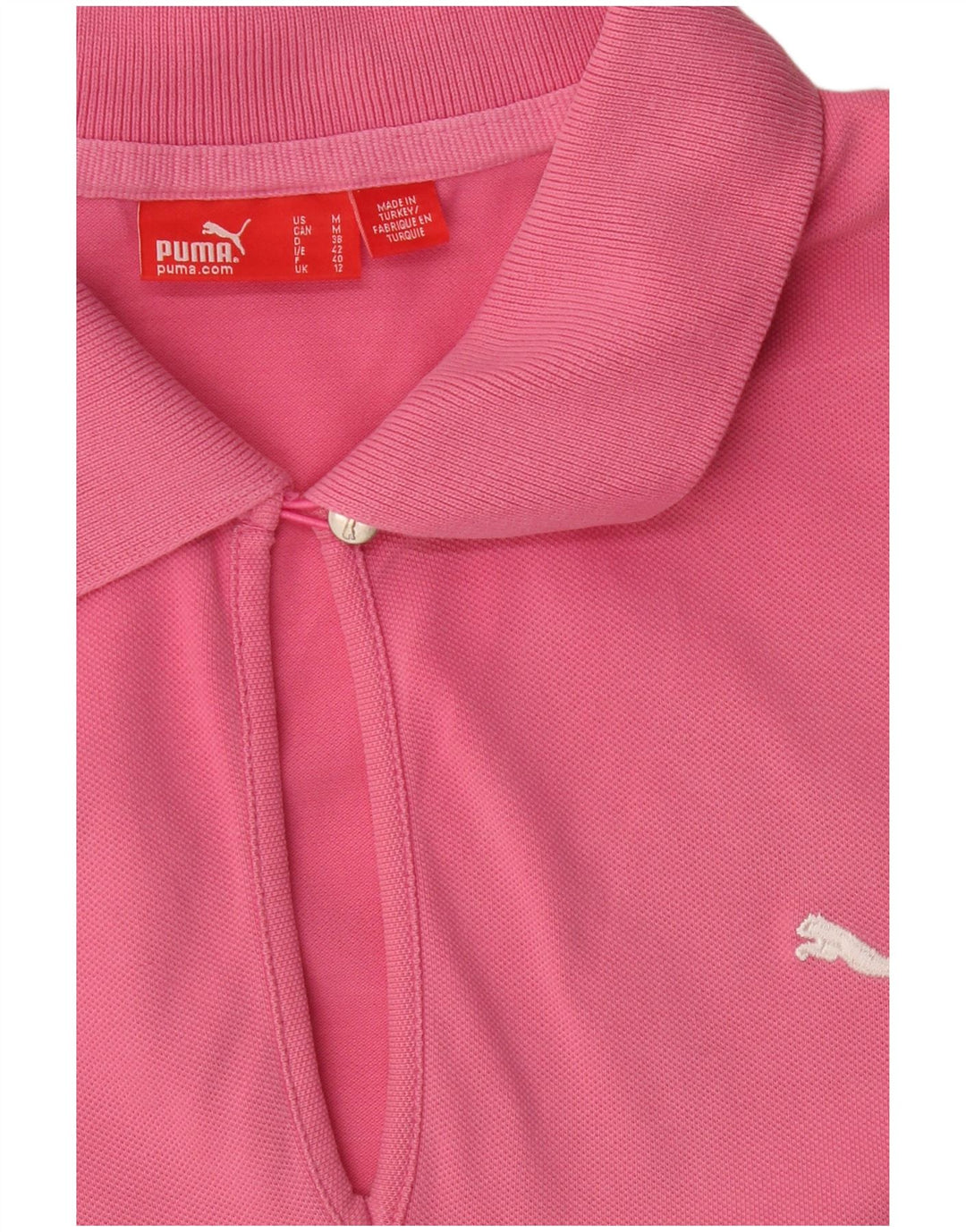 PUMA Polo para mujer UK 12 Medium Pink