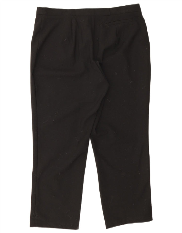 Marella Mujer Pantalones Cortos Rectos W32 L23 Negro