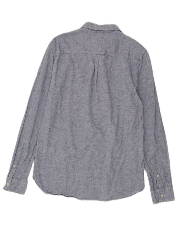 Superdry Camisa Regular Fit De Algodón Azul Grande Para Hombre