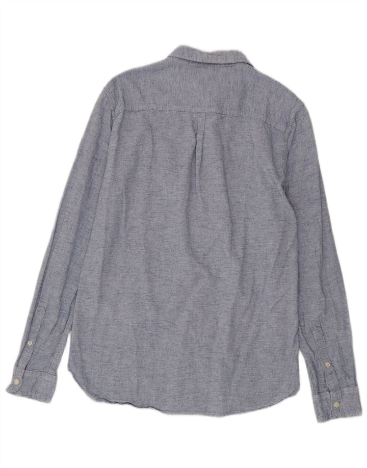 Superdry Camisa Regular Fit De Algodón Azul Grande Para Hombre