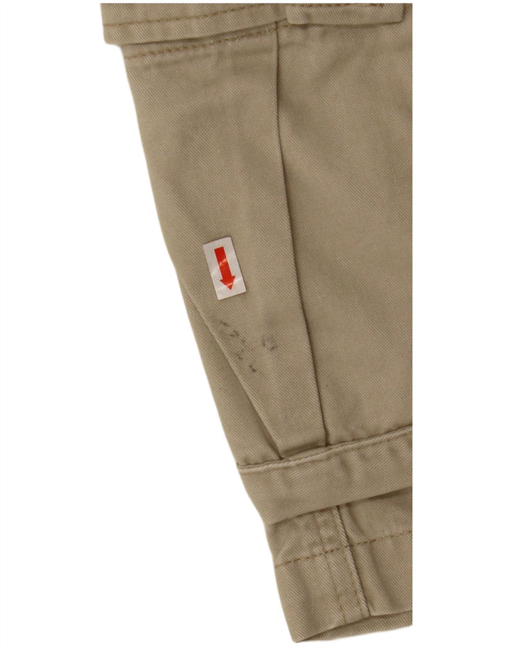 FREEGO Shorts Cargo Hombre W30 Algodón Beige Medio