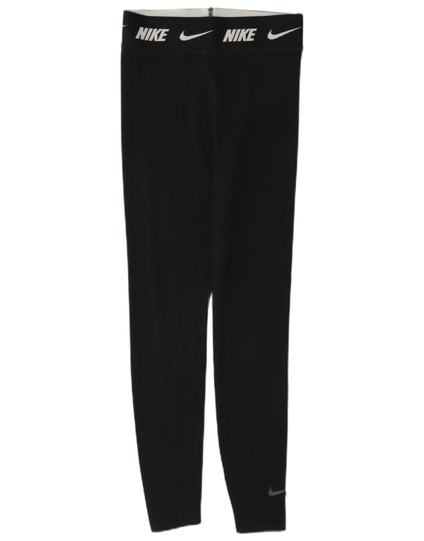 Nike Leggings ajustados gráficos para mujer UK 6 XS Algodón negro