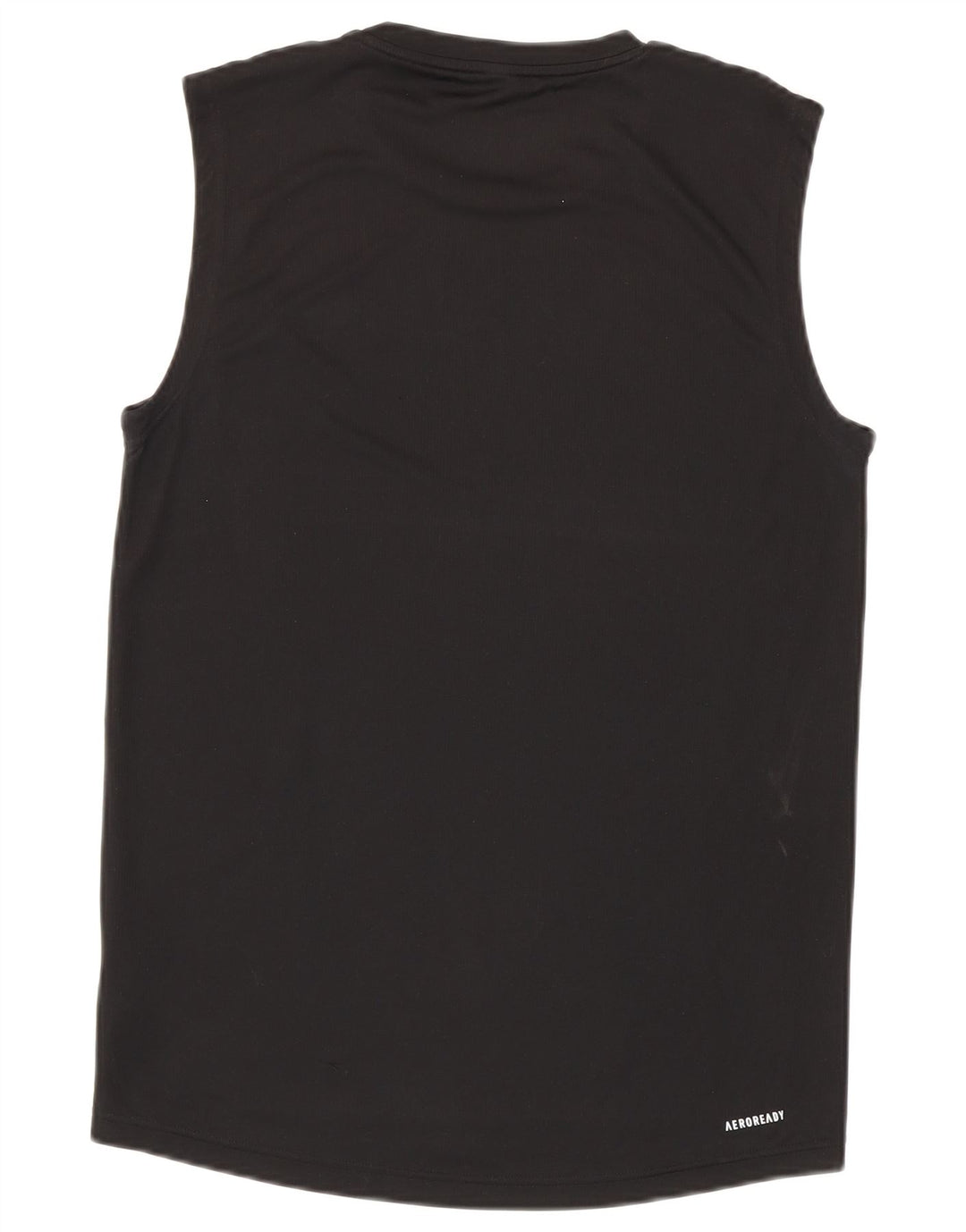 Adidas Hombre Aeroready Chaleco Top Pequeño Poliéster Negro