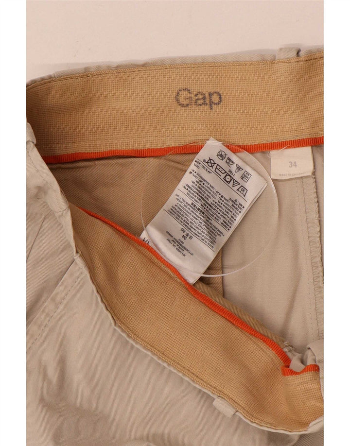 Gap - Pantalones cortos chinos para hombre, talla grande, W34, algodón beige