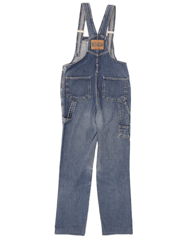 Vintage Mujer Dungarees Jeans W31 L29 Algodón Azul