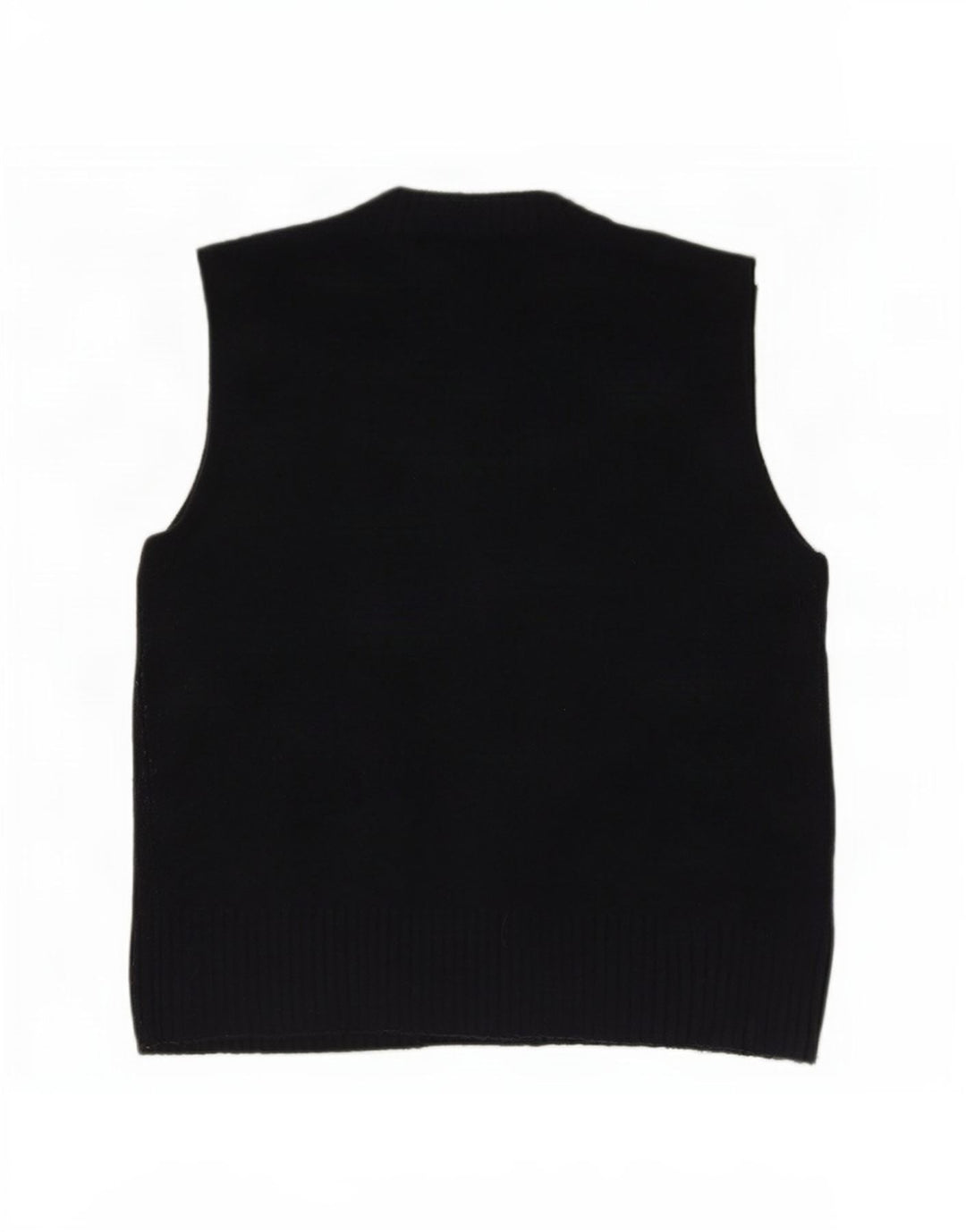 Zara Mujer Chaleco Tank Top UK 40 Medio Azul Marino Acrílico