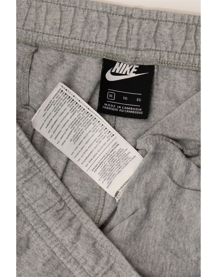 Nike Pantalones cortos deportivos para hombre XL Gris Algodón