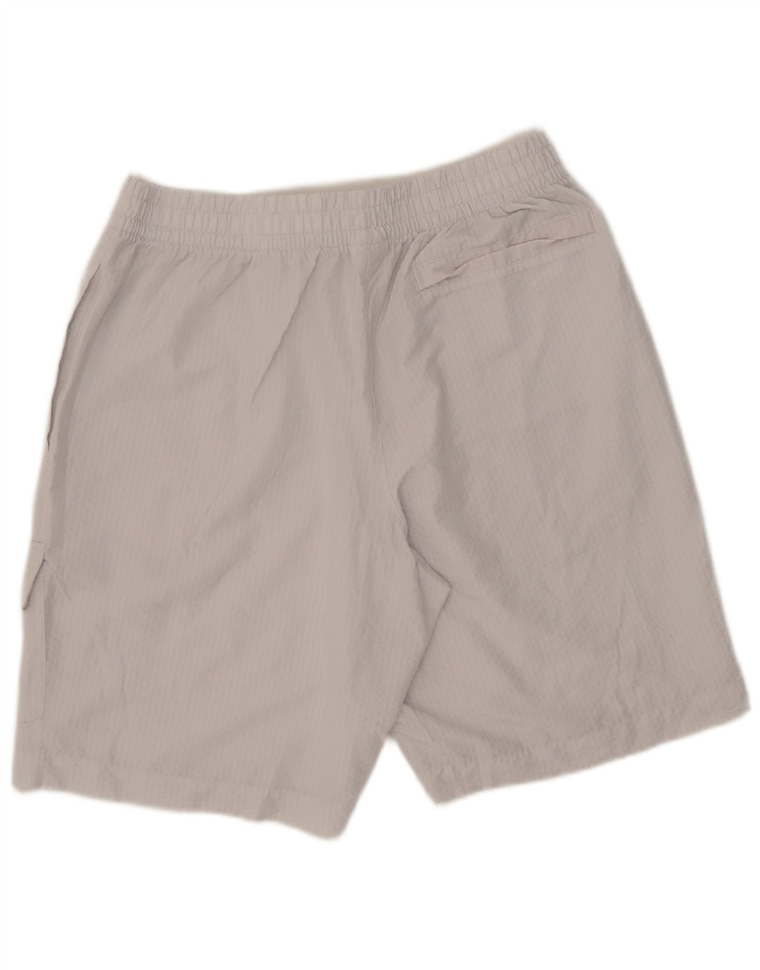 Reebok - Pantalones cortos deportivos cargo para hombre, poliéster blanco grande