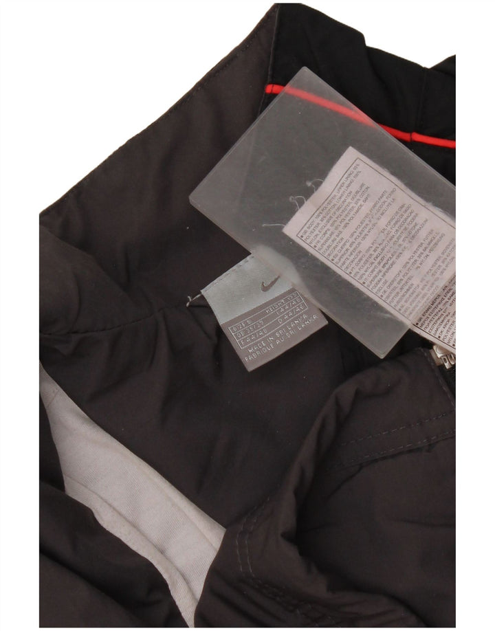Nike Chaqueta de chándal para hombre UK 35/37 Small Gris Colorblock Poliéster