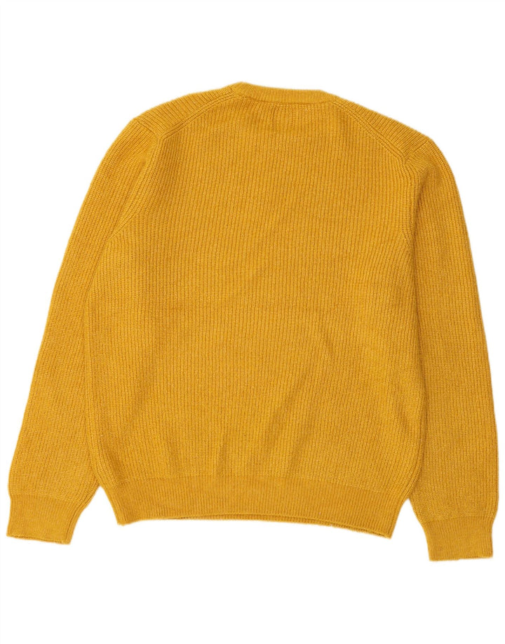 MARKS & SPENCER Jersey De Cuello Redondo Para Hombre Poliamida Amarillo Medio