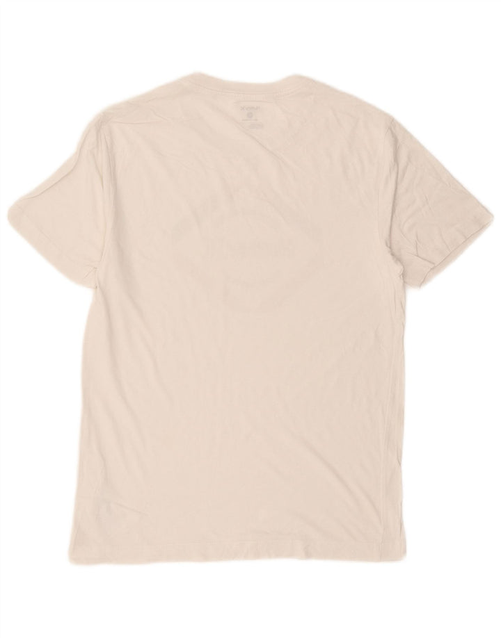 Hurley - Camiseta gráfica para hombre, talla pequeña, algodón blanco
