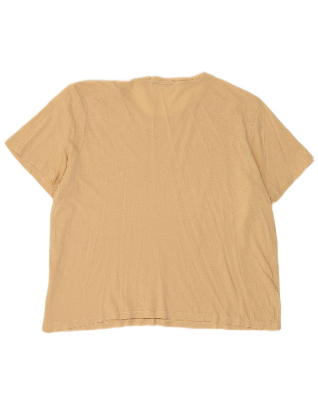 Zara Mujer Camiseta Top UK 46 Large Beige
