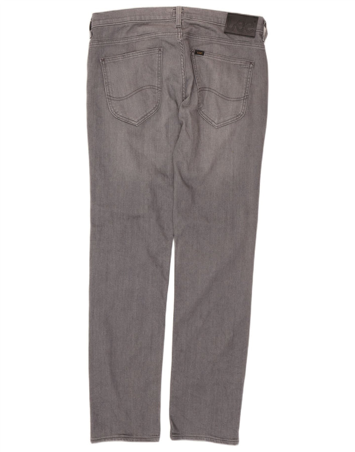 LEE Vaqueros Powell Slim para Hombre W34 L34 Algodón Gris