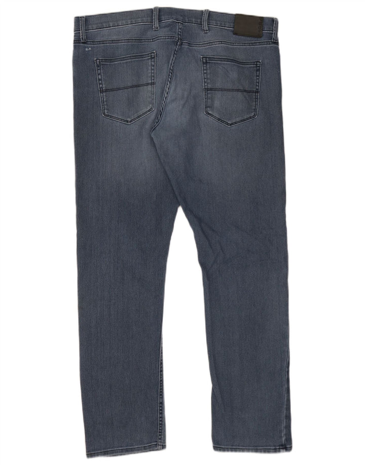 Jeans Ajustados de Hombre Marks & Spencer W38 L31 Azul Algodón