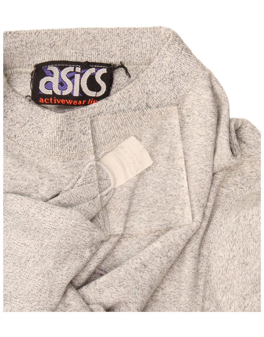 Camiseta Asics Hombre Top Algodón Moteado Gris Medio