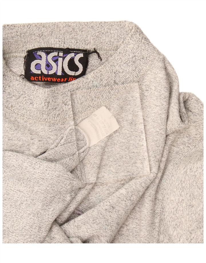 Camiseta Asics Hombre Top Algodón Moteado Gris Medio