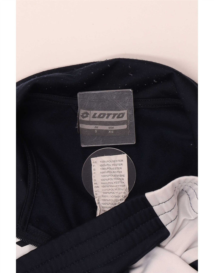 Lotto Hombre Regular Fit Chándal Top Chaqueta Small Azul Marino Colorblock