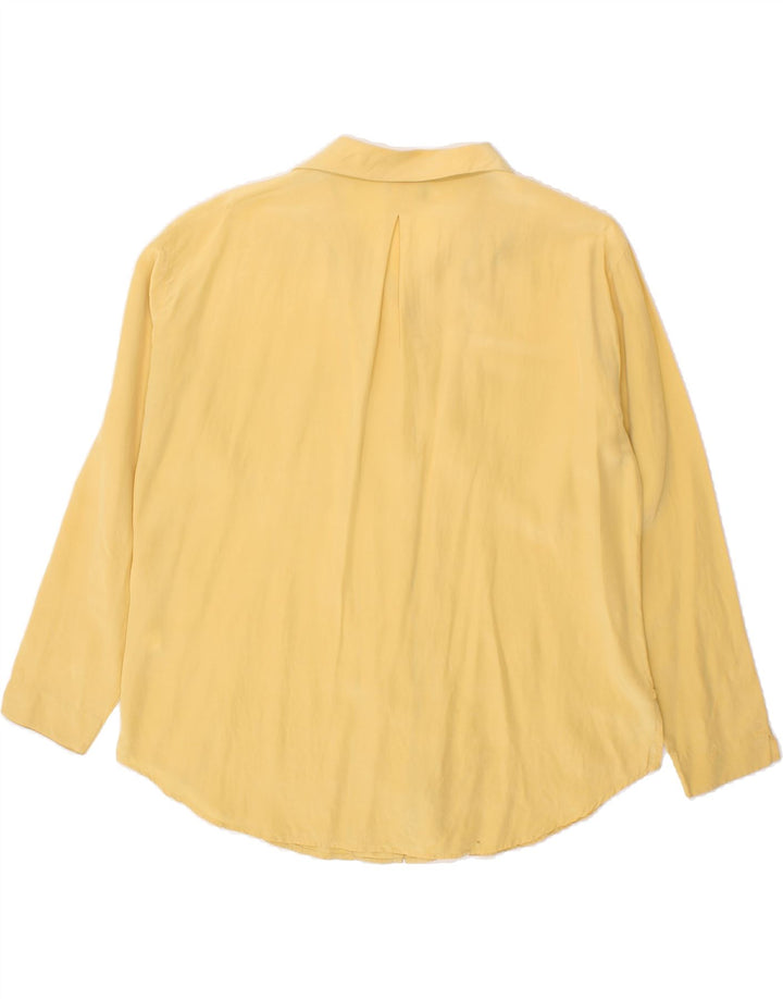 DIVA Womens Shirt UK 16 Large Yellow Vintage Diva and Second-Hand Diva from Messina Hembry 