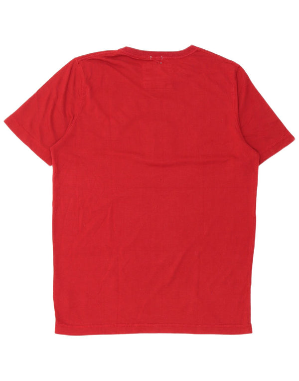 Abercrombie & Fitch Camiseta con gráfico muscular para mujer Top UK 40 XL Borgoña
