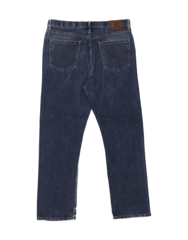 Marks & Spencer Vaqueros rectos regulares para hombre W34 L29 Algodón azul