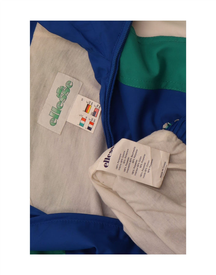 Chándal completo de corte holgado para hombre Ellesse IT 48 Azul medio Colorblock