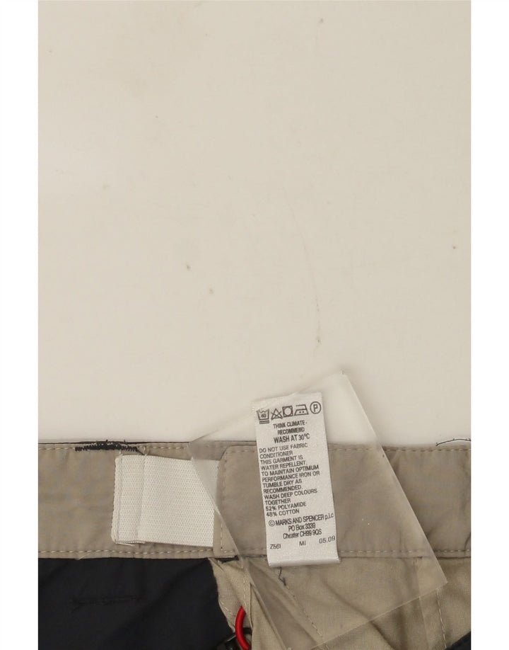 MARKS & SPENCER Shorts cargo para hombre W38 XL Algodón gris
