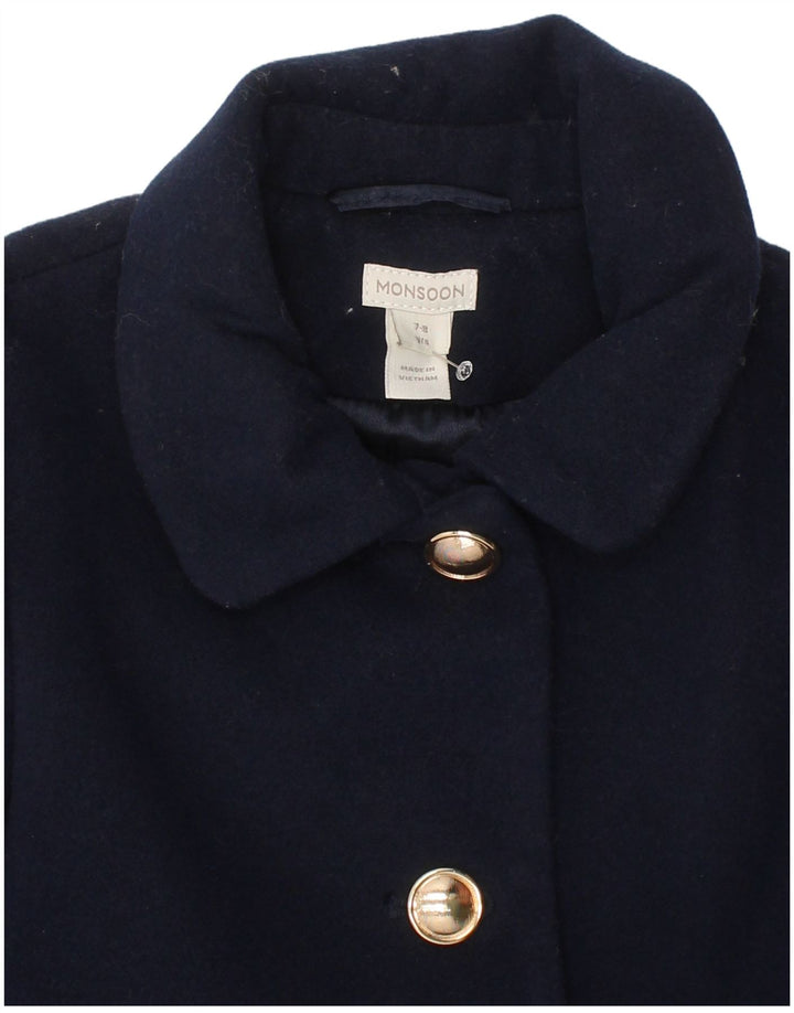 Monsoon Abrigo Niña 7-8 Años Azul Marino Poliéster