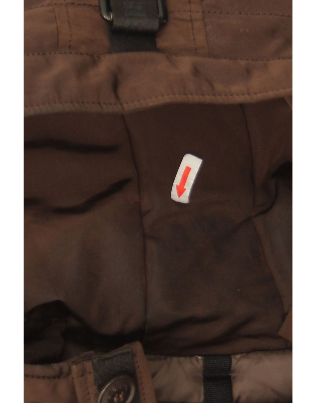 Blauer Chaqueta acolchada con capucha para hombre UK 40 Large Marrón Poliamida