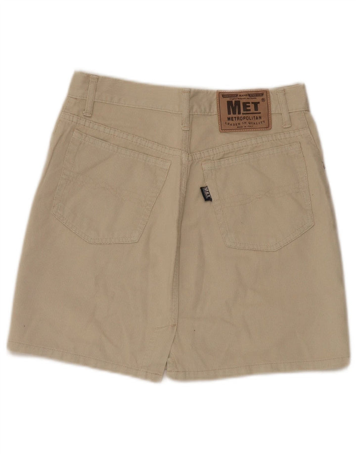 Falda Acampanada Metropolitan Para Mujer W30 Algodón Beige Medio