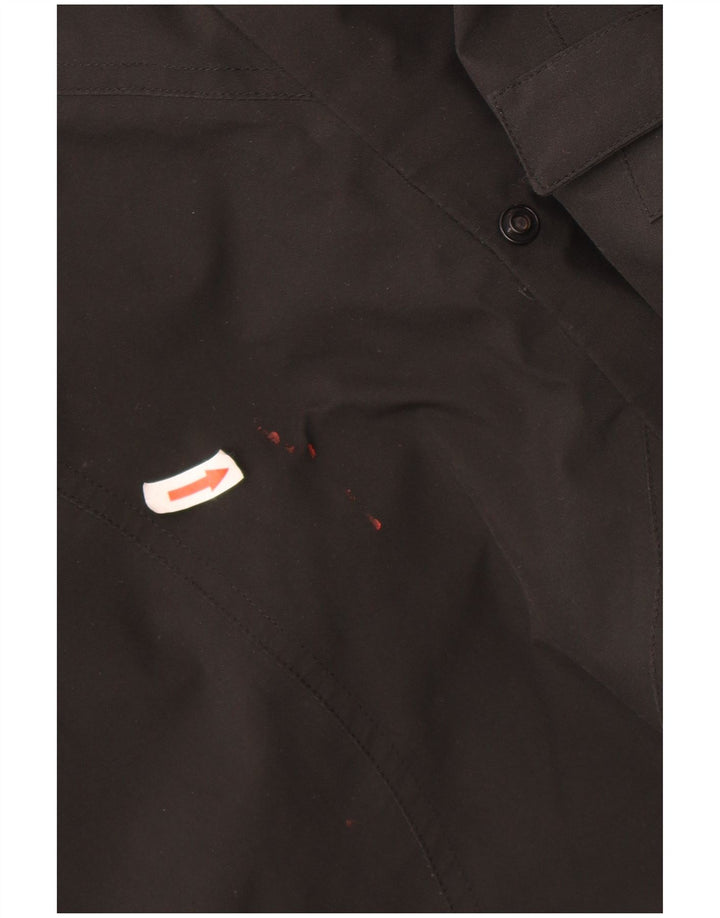 Sprayway Chaqueta impermeable extragrande con capucha para mujer UK 10 Small Poliéster negro