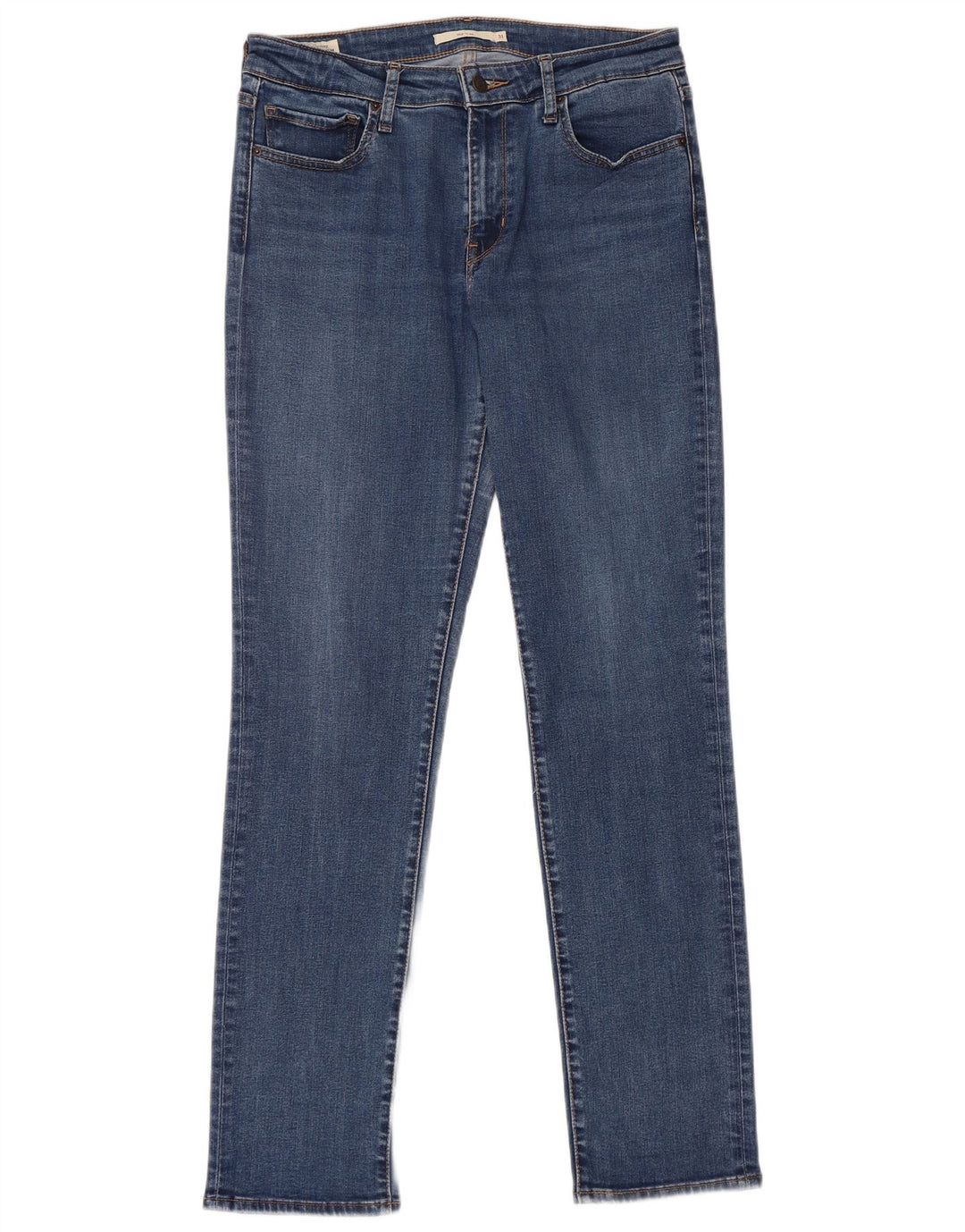 Vaqueros Levi's Mujer 712 Slim W31 L32 Algodón Azul