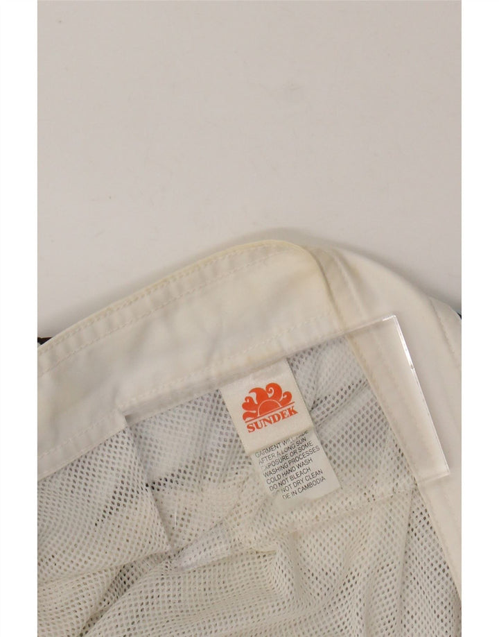 SUNDEK Bañador para hombre, talla grande, poliéster floral negro