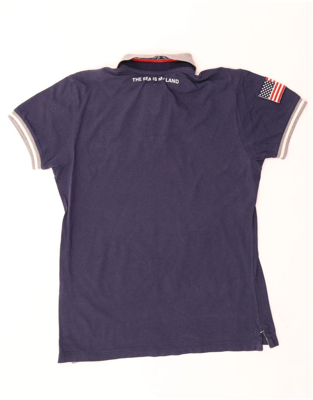 NORTH SAILS Polo gráfico para hombre pequeño color azul marino
